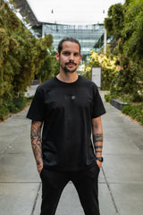 schøn. Shirt Oversize Logo Leo Black