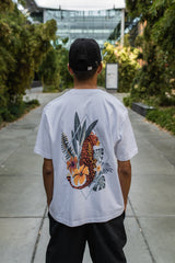 schøn. Shirt Oversize Logo Leo White