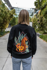 schøn. Sweater Oversize Logo Leo Black