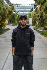 schøn. Hoodie Logo Leo Small Black