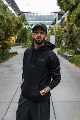 schøn. Hoodie Logo Leo Small Black