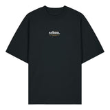 schøn.fashion - Shirt Oversize Black - Vorderseite ohne Hintergrund - life is schøn.
