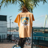 schøn.fashion - Shirt Unisex Nispero - an Palme hängen Rückseite - life is schøn.