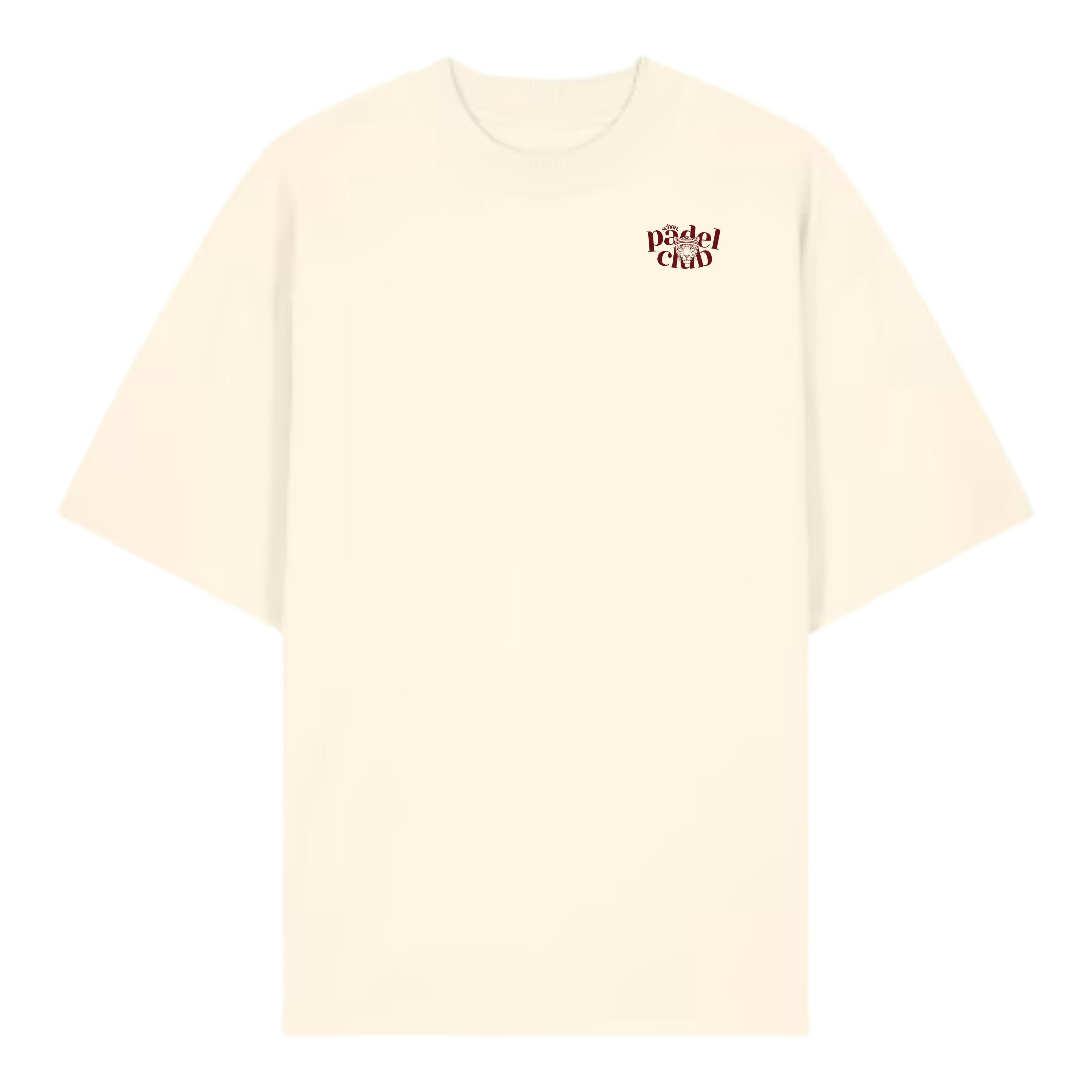 schøn.padel club Oversize Shirt Natural Raw Unisex