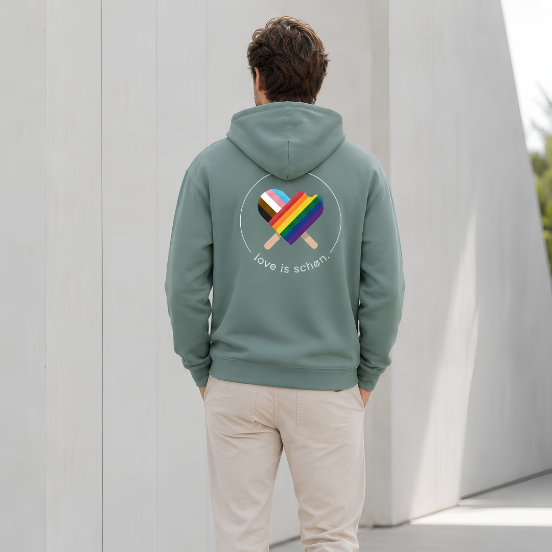 love is schøn. Hoodie unisex
