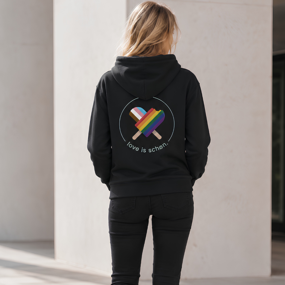 love is schøn. Hoodie unisex