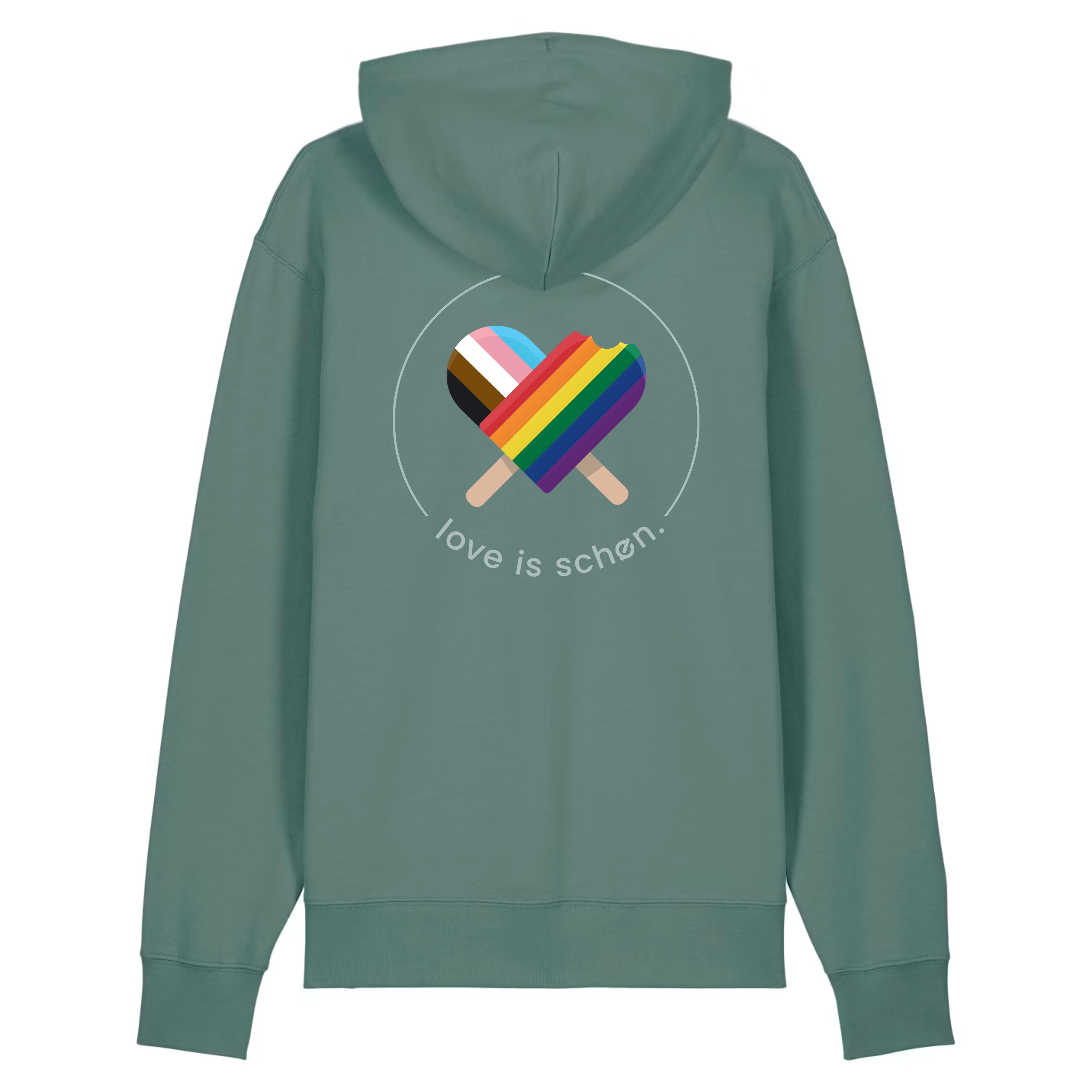 love is schøn. Hoodie unisex