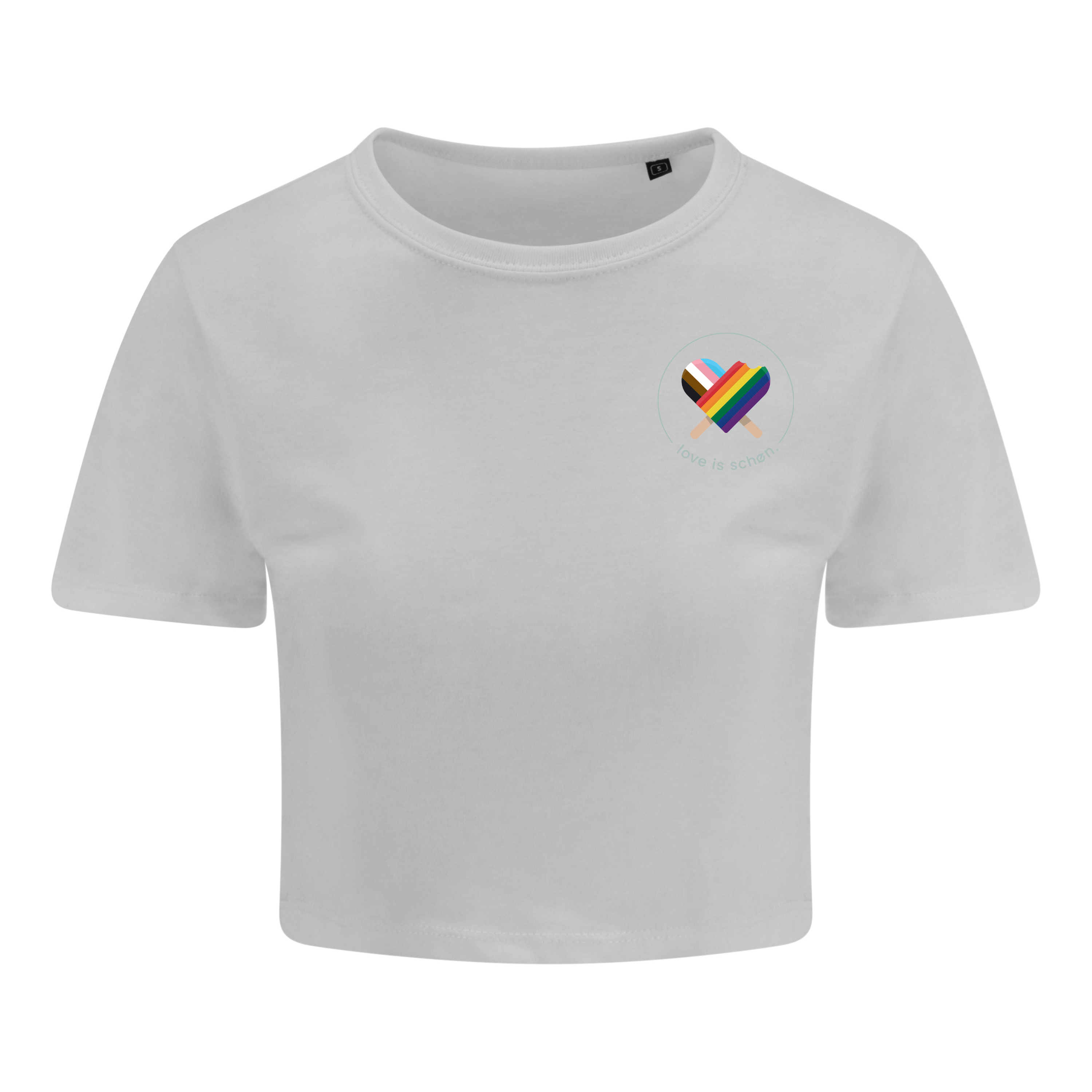 love is schøn. Crop Top