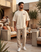 schøn.padel club Oversize Shirt Natural Raw Unisex