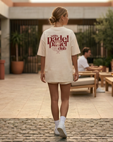 schøn.padel club Oversize Shirt Natural Raw Unisex