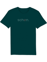 schøn. Shirt Logo Leaves Glazed Green