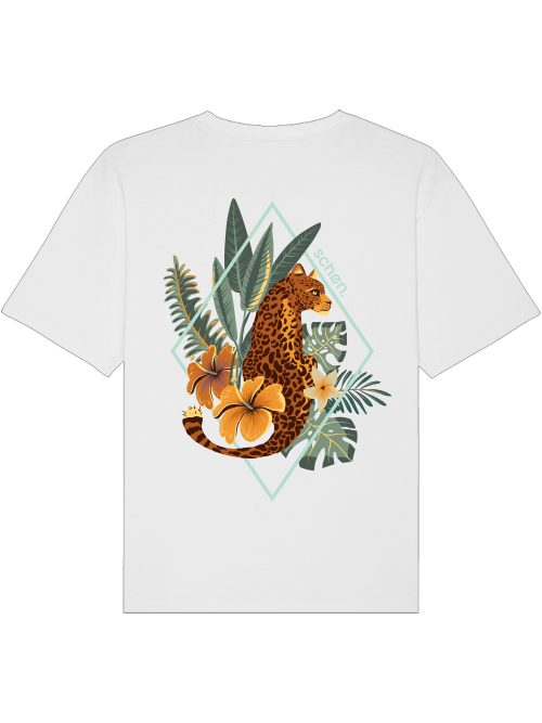 schøn. Shirt Oversize Logo Leo White